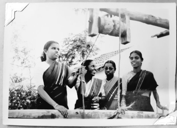 Kamala with colleagues