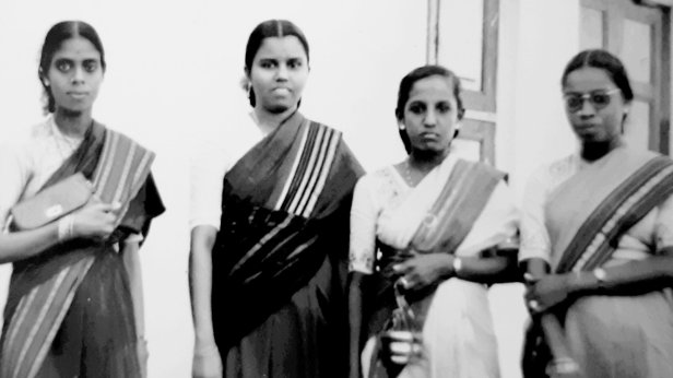 Kamala with colleagues